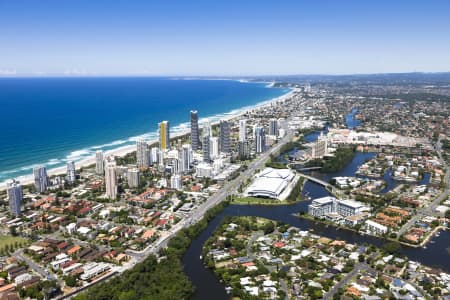 Aerial Image of BROADBEACH CBD