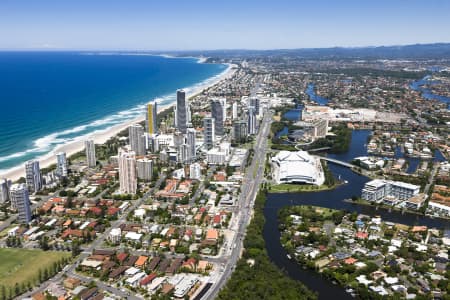 Aerial Image of BROADBEACH CBD