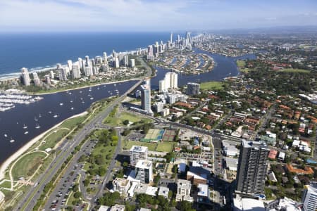 Aerial Image of SOUTHPORT CBD