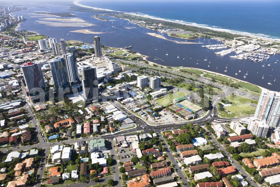 Aerial Image of Southport CBD