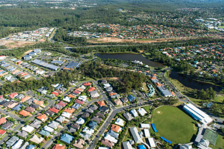 Aerial Image of SPRINGFIELD LAKES SHOPPING CENTER
