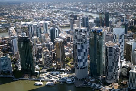 Aerial Image of BRISBANE CBD RIVERSIDE