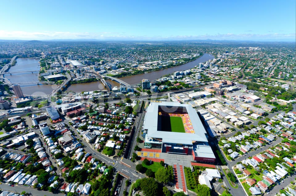 Aerial Image of Suncorp Stadium Looking South West