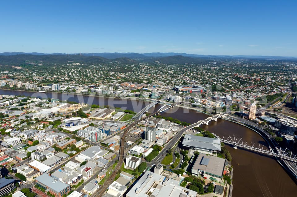 Aerial Image of Southbank Including Queensland State Library