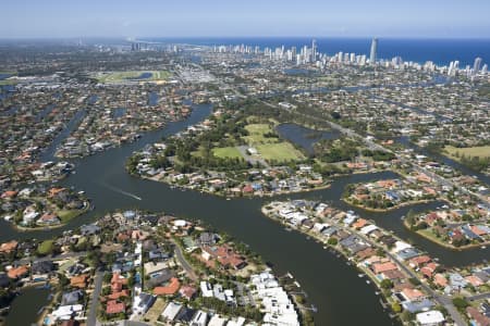 Aerial Image of BROADBEACH WATERS