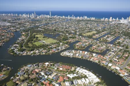 Aerial Image of BROADBEACH WATERS
