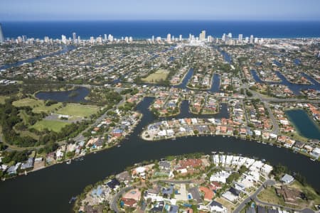 Aerial Image of BROADBEACH WATERS