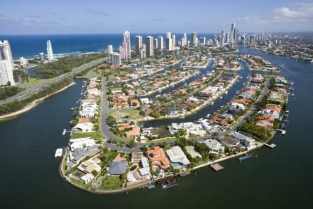Aerial Image of PARADISE WATERS