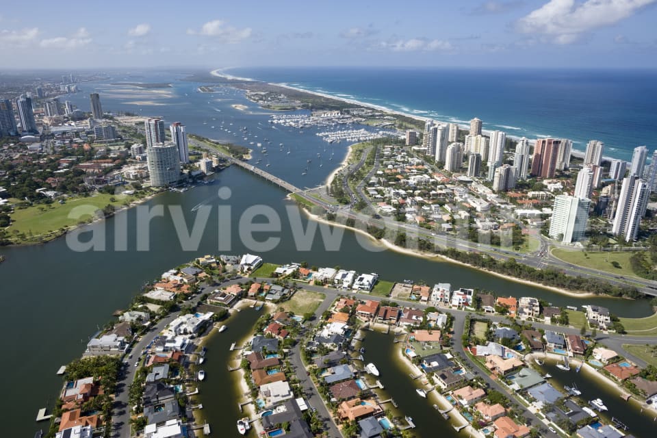 Aerial Image of Paradise Waters