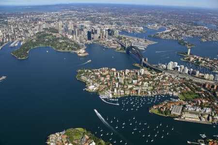 Aerial Image of KIRRIBILLI AND CIRCULAR QUAY