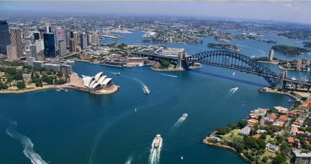 Aerial Image of SYDNEY HARBOUR