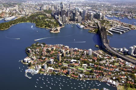 Aerial Image of KIRRIBILLI TO OPERA HOUSE