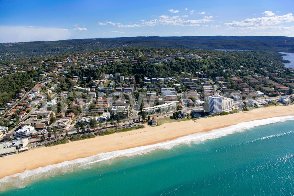 Aerial Image of Pittwater Road Collaroy