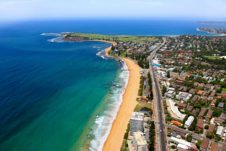 Aerial Image of PITTWATER ROAD COLLAROY