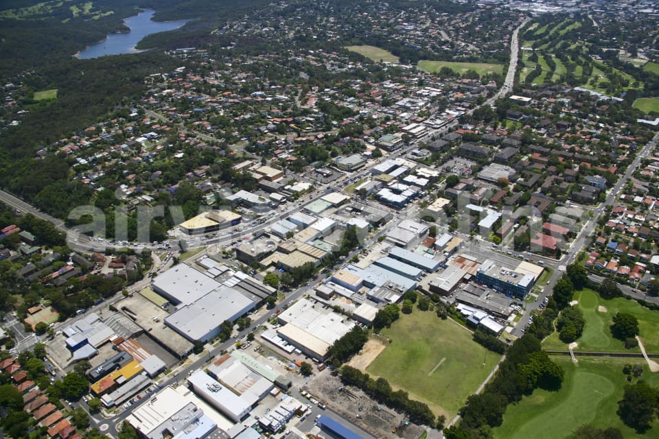 Aerial Image of Manly Vale & Manly Golf Course