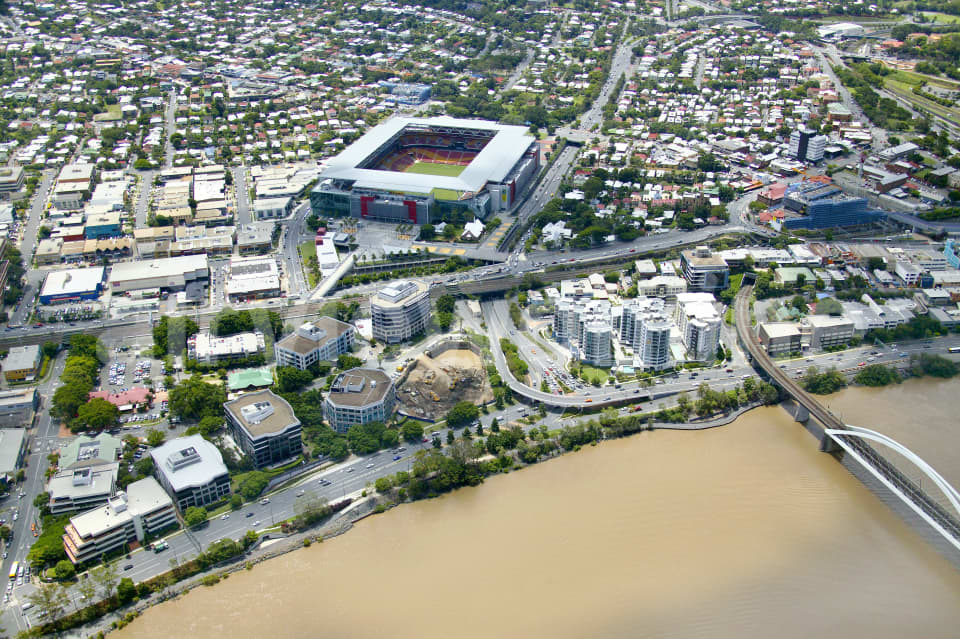 Aerial Image of Suncorp Stadium Paddington