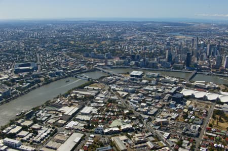 Aerial Image of BRISBANE CBD, WESTEND & PADDINGTON