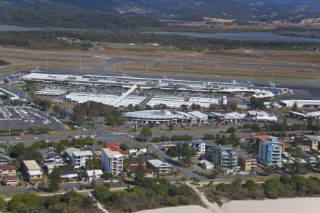 Aerial Image of COOLANGATTA AIRPORT