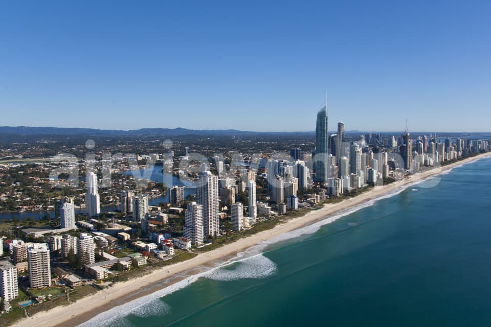 Aerial Image of Surfers Paradise Skyline