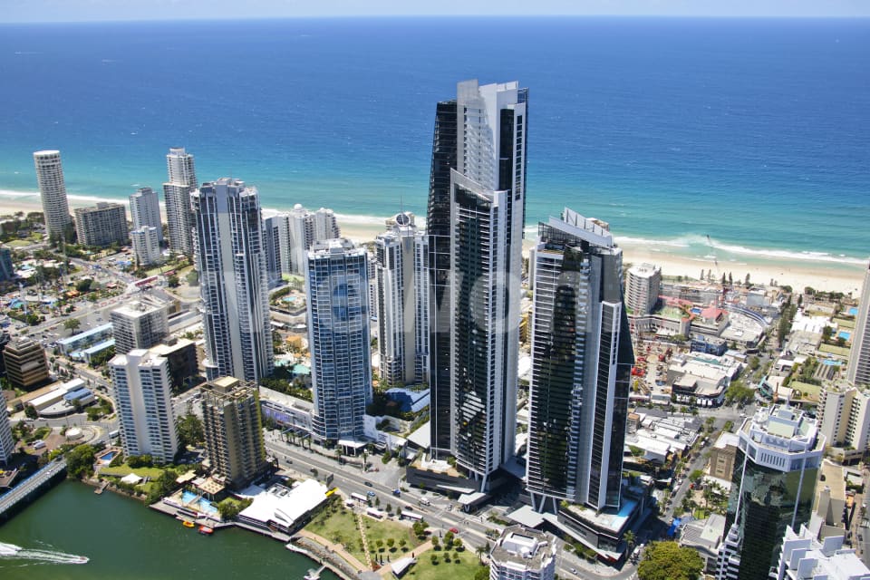 Aerial Image of Mantra Circle On Caville, Surfers Paradise