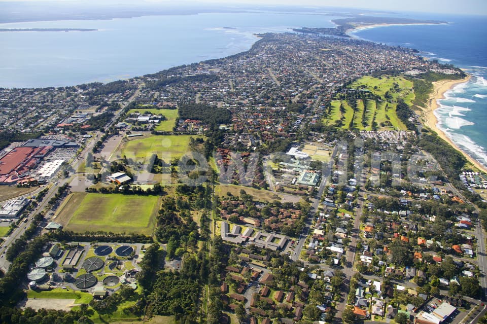 Aerial Image of Bateau Bay Looking To The Entrance