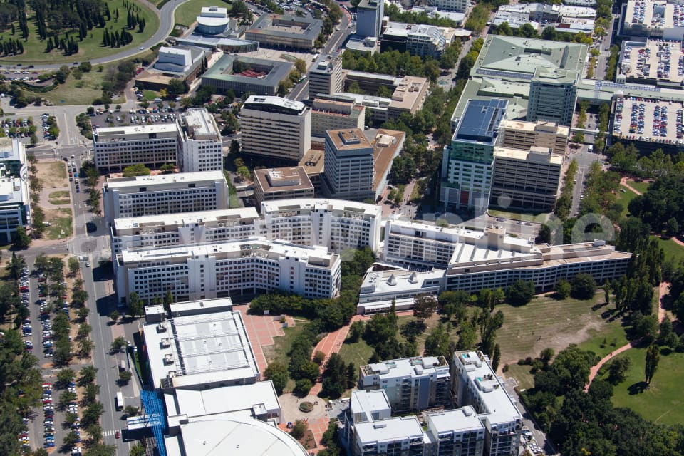 Aerial Image of Canberra Buildings