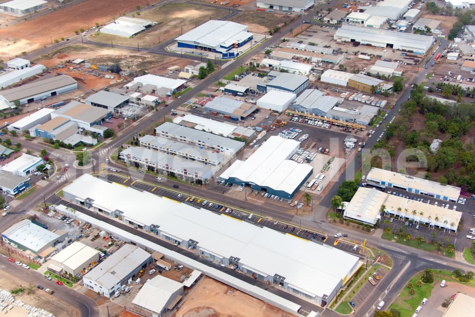 Aerial Image of Factories At Winnellie Darwin