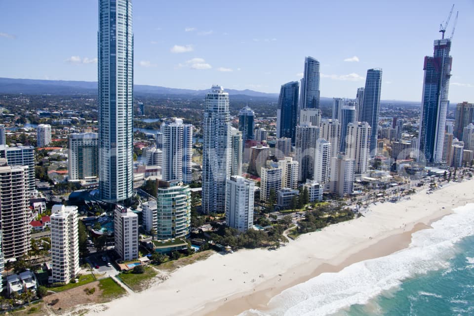 Aerial Image of Surferes High Rises