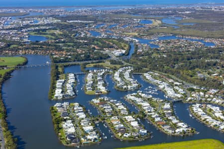 Aerial Image of RIVERLINKS DEVELOPMENT HELENSAVALE HOPE ISLAND