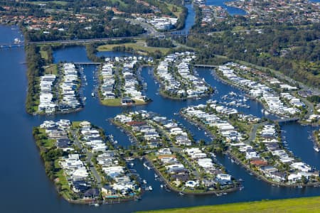 Aerial Image of RIVERLINKS DEVELOPMENT HELENSAVALE HOPE ISLAND