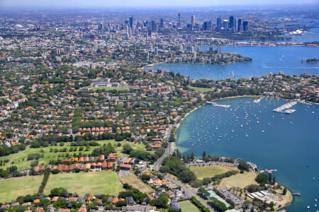 Aerial Image of ROSE BAY TO CBD