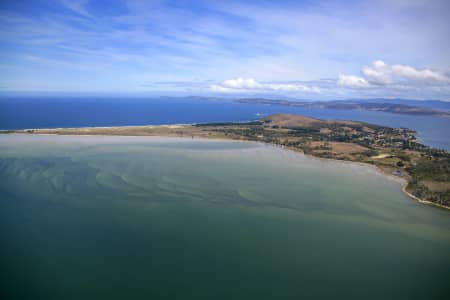 Aerial Image of OPOSSUM BAY TASMANIA