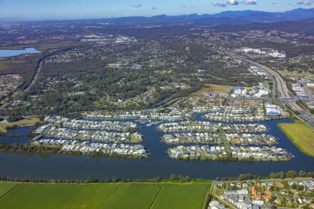 Aerial Image of RIVERLINKS DEVELOPMENT HELENSAVALE HOPE ISLAND