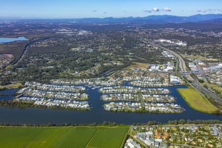 Aerial Image of RIVERLINKS DEVELOPMENT HELENSAVALE HOPE ISLAND