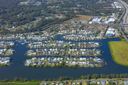 Aerial Image of RIVERLINKS DEVELOPMENT HELENSAVALE HOPE ISLAND