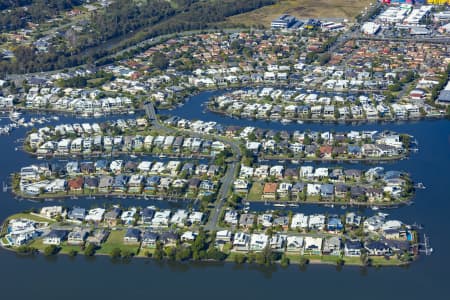 Aerial Image of RIVERLINKS DEVELOPMENT HELENSAVALE HOPE ISLAND