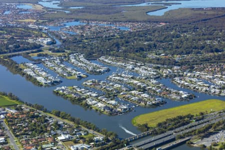 Aerial Image of RIVERLINKS DEVELOPMENT HELENSAVALE HOPE ISLAND