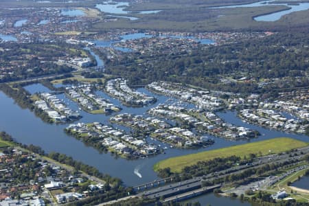 Aerial Image of RIVERLINKS DEVELOPMENT HELENSAVALE HOPE ISLAND