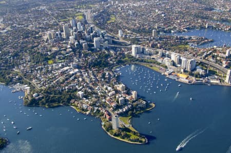 Aerial Image of MCMAHONS POINT AND NORTH SYDNEY