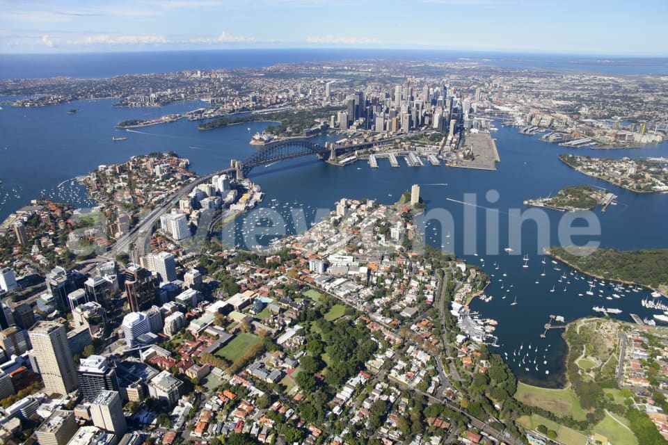 Aerial Image of McMahons Point and Sydney CBD