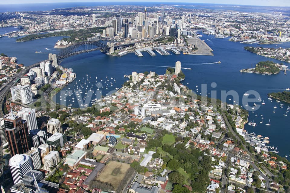 Aerial Image of McMahons Point to Sydney CBD