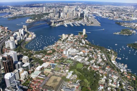 Aerial Image of MCMAHONS POINT TO SYDNEY CBD