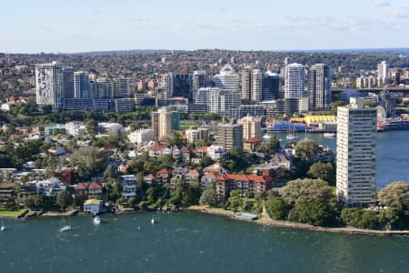 Aerial Image of MCMAHONS POINT