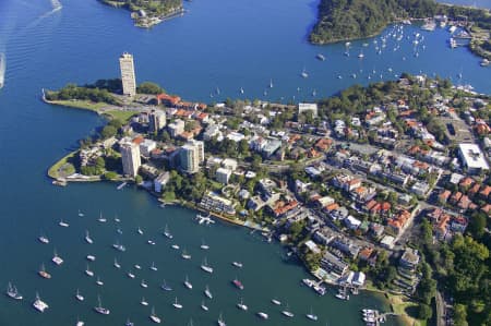 Aerial Image of MCMAHONS POINT