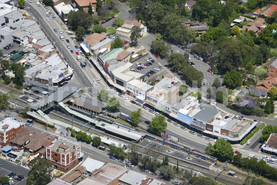 Aerial Image of Lindfield Railway Station