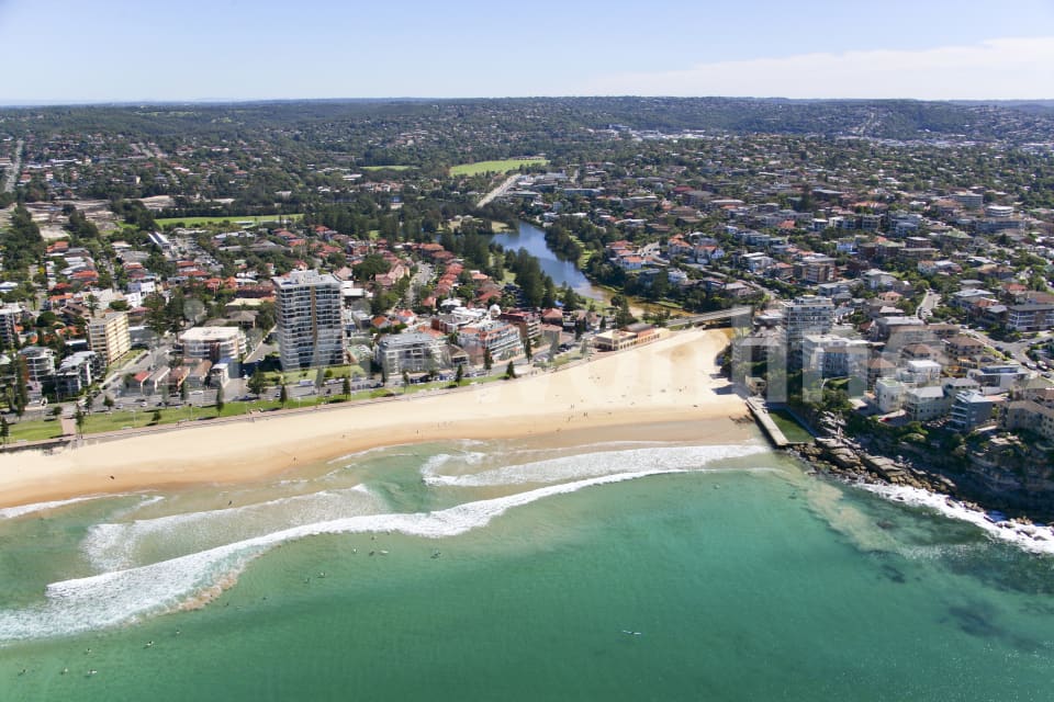 Aerial Image of Manly, North Steyne Beach