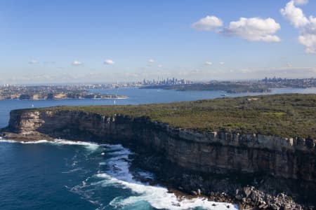 Aerial Image of NORTH HEAD TO SYDNEY SKYLINE