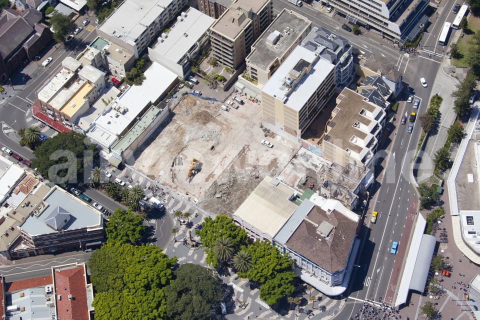 Aerial Image of Manly New Coles Development
