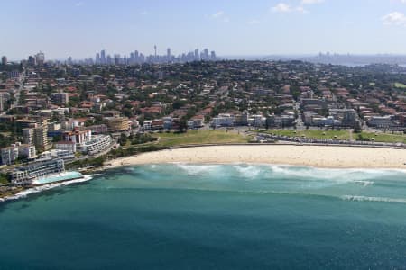 Aerial Image of BONDI BEACH SOUTHERN END
