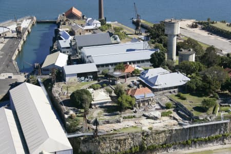 Aerial Image of COCKATOO ISLAND, SUTHERLAND DOCK